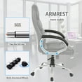 thumbnail image 3 of High Back Executive PU Leather Ergonomic Office Desk Computer Chair O10, 3 of 7