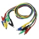 thumbnail image 4 of 5 Pcs Double Ended Alligator Clips 15a Test Lead Cable With Insulating Clips, 4 of 5
