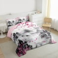 thumbnail image 3 of Castle Fairy Japanese Style Queen Comforter Set,Floral Sakura Bedding Comforter Set, 3 of 8