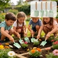 thumbnail image 4 of Japceit Horticultural Small Shovel Garden Tool Set for Kids, Including Flower Shovel & Rake, Lightweight Plastic Tools for Sand Digging, Gardening and Beach Play, 4 of 5
