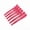 Rose red, variant on 6Pcs Silicone Wrapped Duck Bill Hair Clips, Anti-slip No-trace Styling Clips for Salon & Daily Women Hair Use