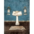 thumbnail image 2 of Grey, Jace 12x14 Gold Ornate Wood Framed with Double Matting Museum Art Print Titled - Blue Sink, 2 of 4