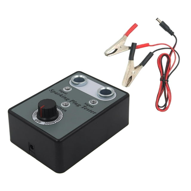 Probador de bujías,Probador de bujías Probador de bujías automotrices,Probador de chispas Probador de bobina de encendido de doble orificio,Probador de bujías de coche para vehículos de