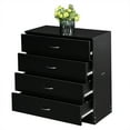 thumbnail image 4 of 4-Drawer Sturdy Dresser with Smooth Top,Easy Assembly,Modern Simple Dresser for Bedroom, Family Room, Living Room, Home Office, Black, 4 of 8
