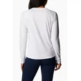 thumbnail image 3 of Columbia Women’s Long Sleeve Sun Tee Omni-Shade 50 UPF Rated White S, 3 of 3