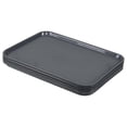 thumbnail image 7 of 6-Pack Extra Large Serving Tray, Plastic Rectangular Tray, Gray, 7 of 7