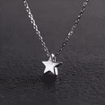 thumbnail image 4 of Dije Estrella Collar Acero Plata Inoxidable Mujerminimalista lab.G, Plata, 4 of 5