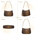 thumbnail image 7 of FORMRS Womens Shoulder Bag with Chain Strap Clutch Purse Cute Tote Handbag, Wood Grain, 7 of 7