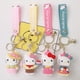 thumbnail image 2 of Llavero Kawaii Sanrio HelloKitty, lindo gatito, figura de Anime, vestido de dibujos animados, accesorios de diario, modelo colgante, juguetes para niños, regalo Fivean unisex, 2 of 2