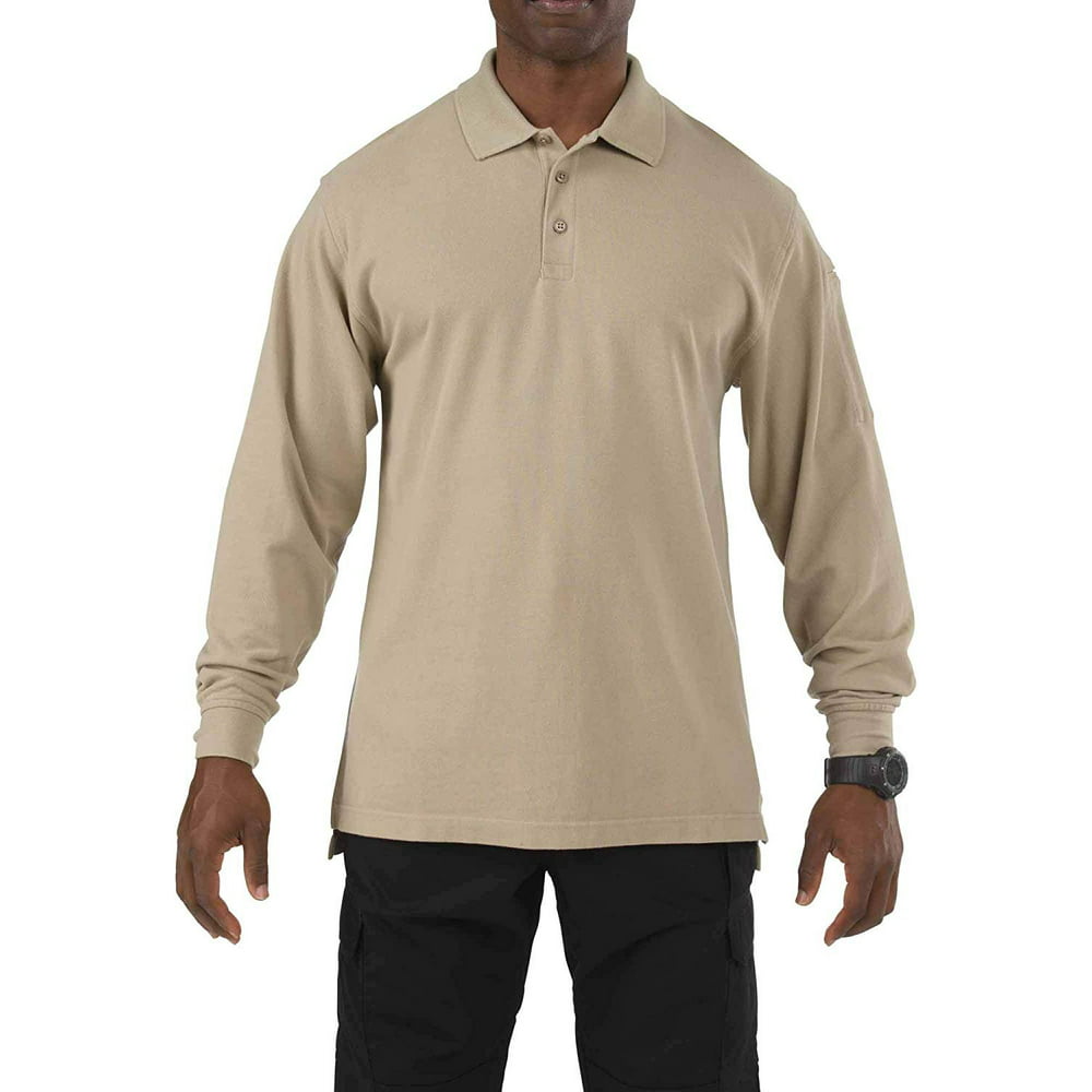 5.11 Tactical - Men Long Sleeve Professional Polo Shirt - Walmart.com ...