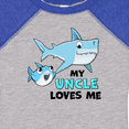 thumbnail image 4 of Inktastic My Uncle Loves Me with Cute Sharks Boys or Girls Baby Bodysuit, 4 of 5