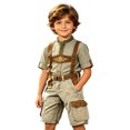thumbnail image 4 of Byoo Toddler Boys Adjustable Cargo Shorts Printed Oktoberfest Bottoms Bavarian Festival Trunks, 4 of 4
