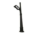 thumbnail image 4 of SPK-600-BLK Ashland Decorative Aluminum Durable Mailbox Post with Ball Topper, Base and Mounting Bracket, 4 of 4
