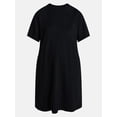 thumbnail image 6 of Time and Tru Women's Seamed Mini Dress with Short Sleeves, Sizes XS-XXXL, 6 of 6