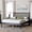 Black, variant on Baxton Studio Callison Farmhouse Platform Bed, Twin, White