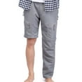 thumbnail image 2 of SHCKE Mens Convertible Hiking Pants Lightweight Quick Dry Zip Off Cargo Pants for Outdoor Fishing, 2 of 6