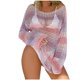 thumbnail image 2 of mfyjkho Tops Para Mujer, Suéter De Punto Con Protección Solar Para Playa, De Malla Ahuecada Y Talla Grande Para Mujer Tops Para Mujer M, 2 of 7