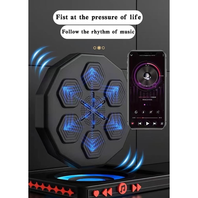 Macchina da Boxe con Musica,Parete Smart Boxing Target,Elettronica