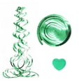 thumbnail image 2 of Techo en forma de corazón Garlands Ceremonia de boda Romántica espiral Streamers Oficina Decoración Decoración DIY Ornamento Verde 30 Piezas Guardurnaity HA012510-05, 2 of 7
