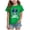 Green, variant on Patriotic Shirts for Kids Girls 4th of July Shirts American Flag Graphic Tshirts Cotton Short Sleeve Tees Purple Size,11-12 Years