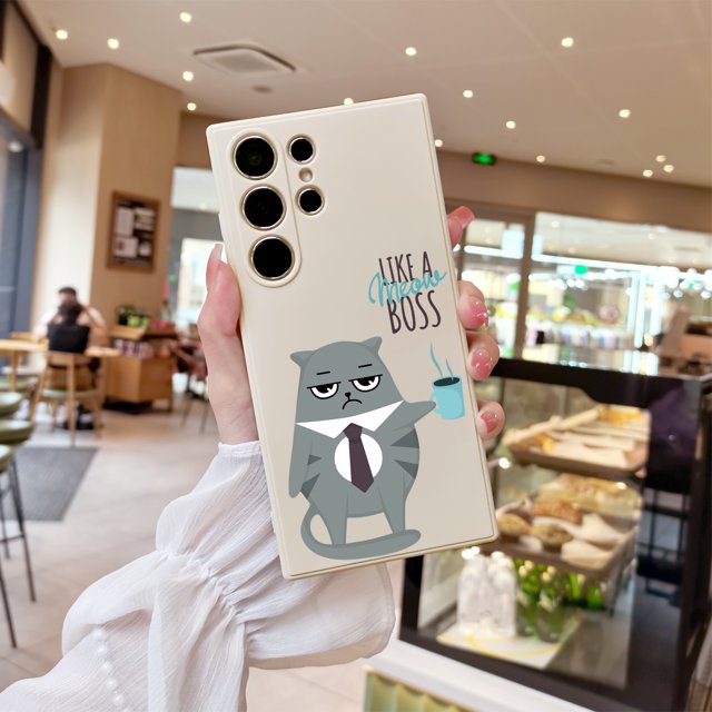 Mejore el aspecto de su iPhone con una funda de goma de TPU con estampado de dibujos animados minimalista y moderna