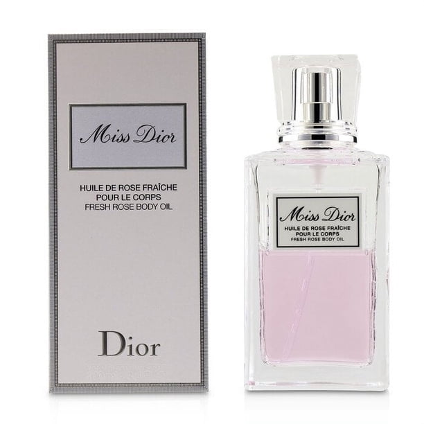 Christian Dior Ladies Miss Dior Fresh Rose Body Oil 3.4 oz Bath