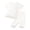 White, variant on REDARER Toddler Baby Summer Cool Short Sleeve & High-Waist Shorts 2PC Breathable Pajama Set,12-18 Months