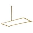 thumbnail image 1 of Kingston Brass Vintage D-Type Shower Rod, 1 of 1
