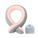 thumbnail image 2 of Almohada de viaje para el cuello, soporte para la cabeza para dormir con bolsa de almacenamiento, soporte para el cuello, reposacabezas para Gris Rosa, 2 of 8