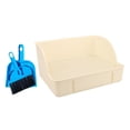 thumbnail image 1 of Cage Toilet Bedding Box Small Litter Pan Rabbit Litter Bin Toilet for Rats Small Blue B, 1 of 8