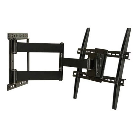 Atlantic - Mounting kit (mounting plate, wall mount bracket, 2 interface bars, 2 slide mounts) - for LCD TV - heavy gauge steel - black - screen size: 37"-84" - wall-mountable