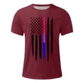 thumbnail image 3 of Camisetas de Manga Larga para Hombres Imprimir Casual Cuello Redondo Camiseta de Manga Corta, Camisetas de Manga Larga para Hombres Algodón, 3 of 4