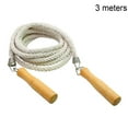 thumbnail image 1 of Thick Rope Electroplated Spring Group Skipping Rope Anti-slip Wooden Handle F2C6, 1 of 9
