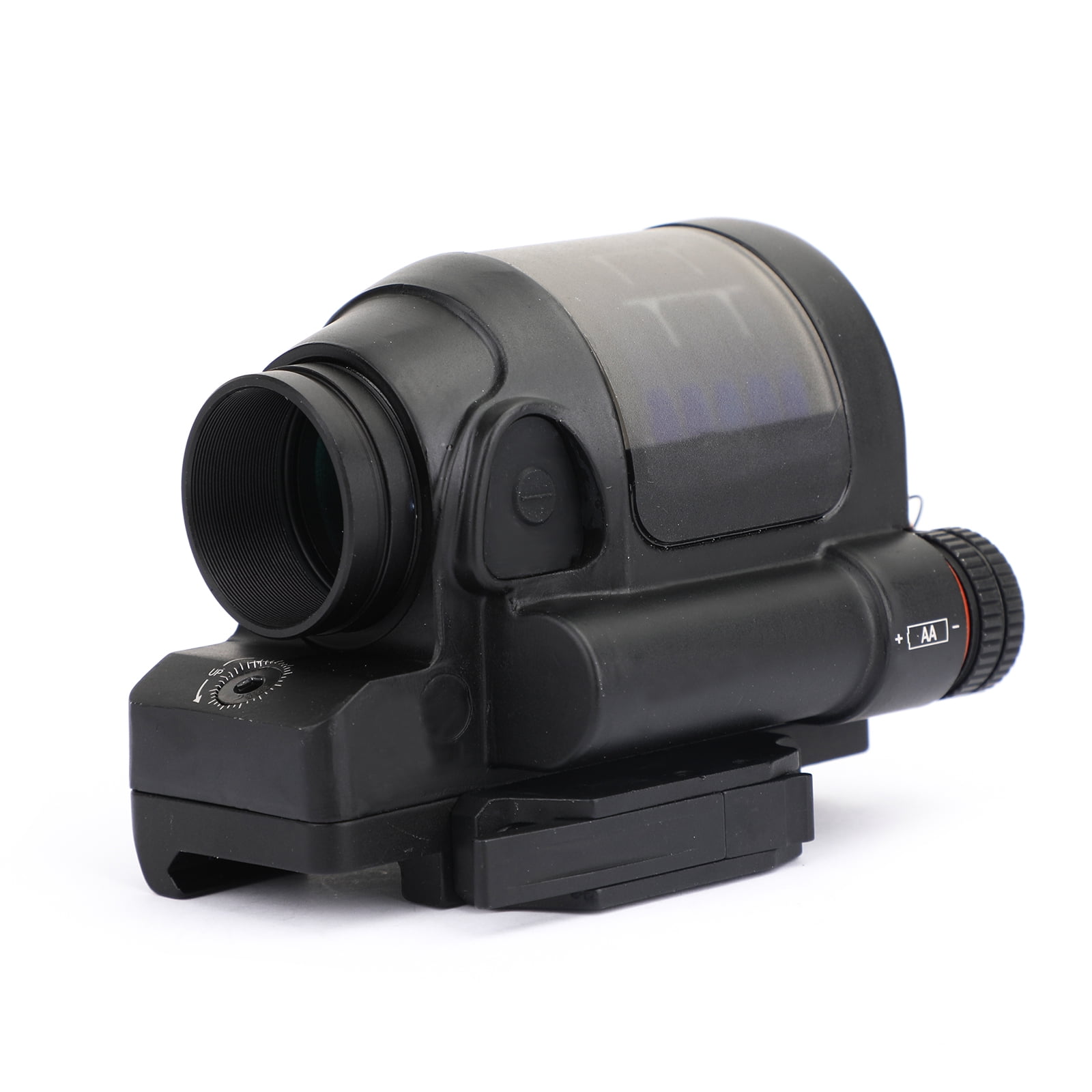 Amotopart Solar Power System Hunting Reflex Sight Red Dot 1X38