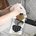 thumbnail image 4 of T-fal Pigment Print Dual Woven Kitchen Towels, Two Pack, Coffee Cups, 4 of 6