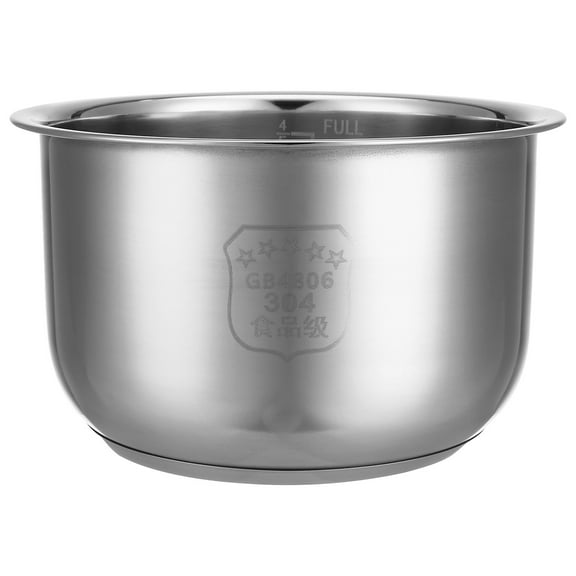 ULTNICE Stainless Steel Rice Cooker Replacement Inner Pot Silver 1Pack for Daily Use