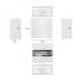 thumbnail image 3 of Aplique de pared moderno para interiores de 10 W, 2 lámparas LED de aluminio, luz blanca cálida de 3000 K, para sala de estar, dormitorio, baño, cocina y comedor., 3 of 4