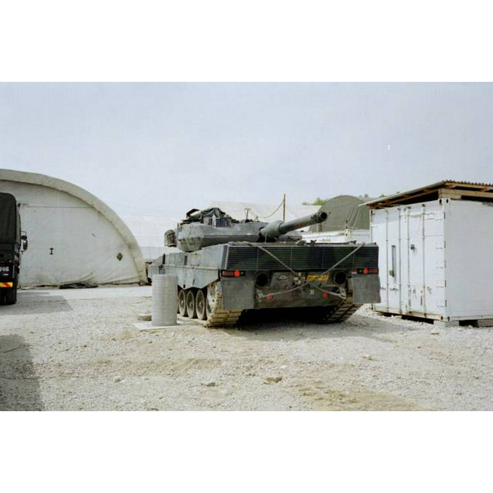 LAMINATED POSTER Dutch Leopard 2 tank photographed in the former ...