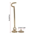 thumbnail image 3 of Brass Window Latch, Antique Brass Security Lock Hook Wind Brace Easy Installation Doors Windows Rustproof Stoppers for Home Office, 3 of 7
