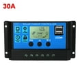 thumbnail image 3 of CAROOTU 30A/60A Solar Panel Battery Charge Regulator 12V/24V Auto Big LCD Solar Panel Controller with 5V, 3 of 8