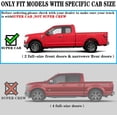 thumbnail image 3 of COMNOVA AUTOPART 6 Inches Running Boards Compatible with 2004-2014 Ford F150 Super Cab, Black Pick Up Truck Ford F150 Nerf Bars Side Steps., 3 of 6