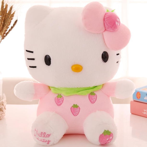 Sanrio-juguetes de peluche de Hello Kitty, Gato KT, Animal de peluche grande y suave, decoración de habitación Kawaii, regalo de Anime Kawaii, 30-50CM