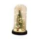 thumbnail image 3 of Mini árbol de Navidad artificial con cubierta de vidrio, 4 x 8,6 pulgadas Estilo D, 3 of 9