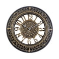 thumbnail image 2 of Relojes de pared redondos de interior de cocina retro con pilas para la Negro Sunnimix Reloj de pared, 2 of 8