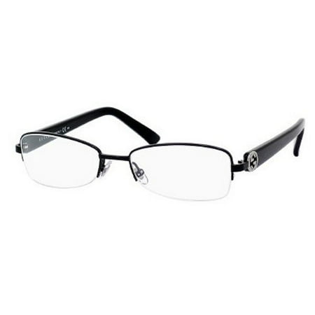 UPC 827886975648 product image for Gucci Womens Eyeglasses 2906 65Z/17 Metal Semi Rimless Black Frames | upcitemdb.com