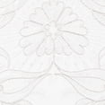 thumbnail image 4 of Violet Linen Glory Embroidered Lace Pattern, Polyester Embroidered Lace, White, 14 Inch by 34 Inch, Rectangle, Decorative Table Runner, 4 of 5
