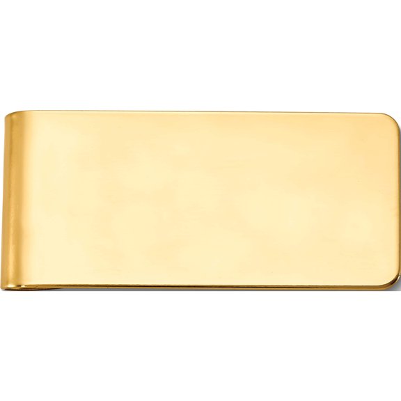 Fashion Gold-Tone Money Clip (1.25 X 2) Made In China gm4953