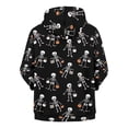 thumbnail image 5 of HCYSFG Girls Halloween Zip Up Hoodies Skeleton Graphic Hooded Long Sleeve Relaxed Fit Casual Tops Front Closure With Pockets Sweatshirt Jackets, 5 of 5