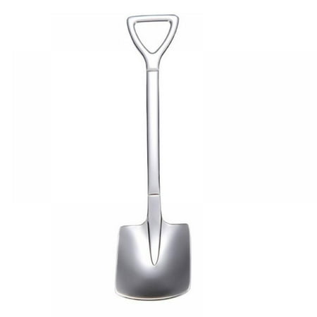 

BIG SAVE! Cute Stainless Steel Mini Shovel Ice Cream Chocolate Cake Coffice Tea Stirring Spoons for Dessert Fruit Gelato Sugar Peanut Butter Small Gifts for Home and Party