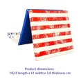 thumbnail image 2 of Three Fold Folding Exercise Mat with Carrying Handles for Gymnastics and Gym, Apartment, Home, Indoor, Dorm, 1.5-Inch Thick, Multi-color, 2 of 5